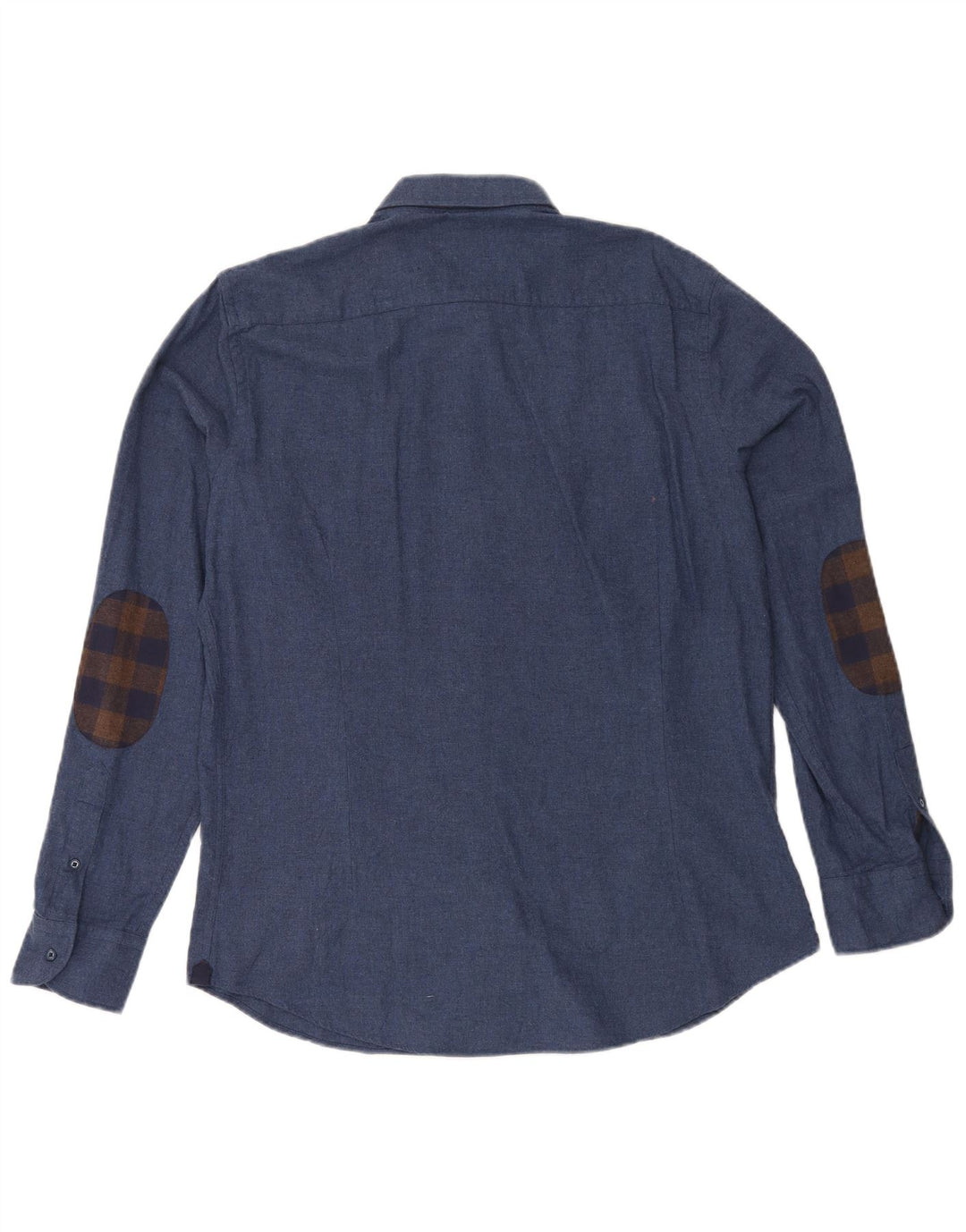 Cămașă Massimo Dutti pentru bărbați, mare, bleumarin, bumbac