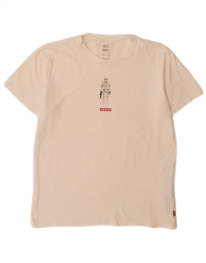 Tricou grafic pentru bărbați Levi's Top Medium White Bumbac