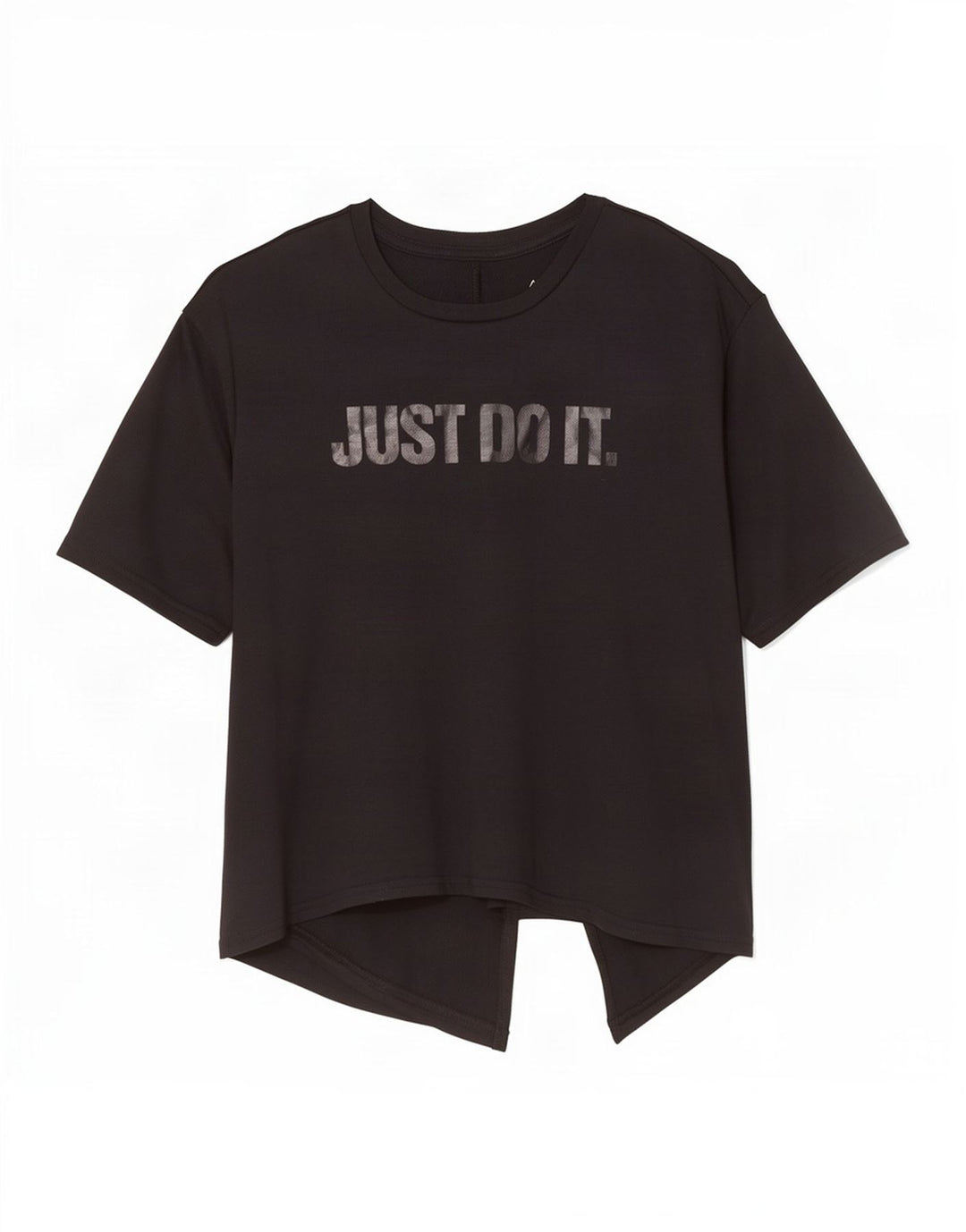 Tricou grafic supradimensionat pentru femei Nike Dri Fit Top UK 10 Small Black