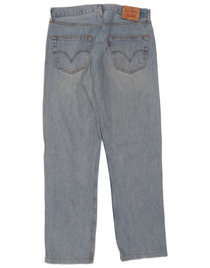 Blugi drepti pentru bărbați Levi's 501 W34 L36 Bumbac albastru