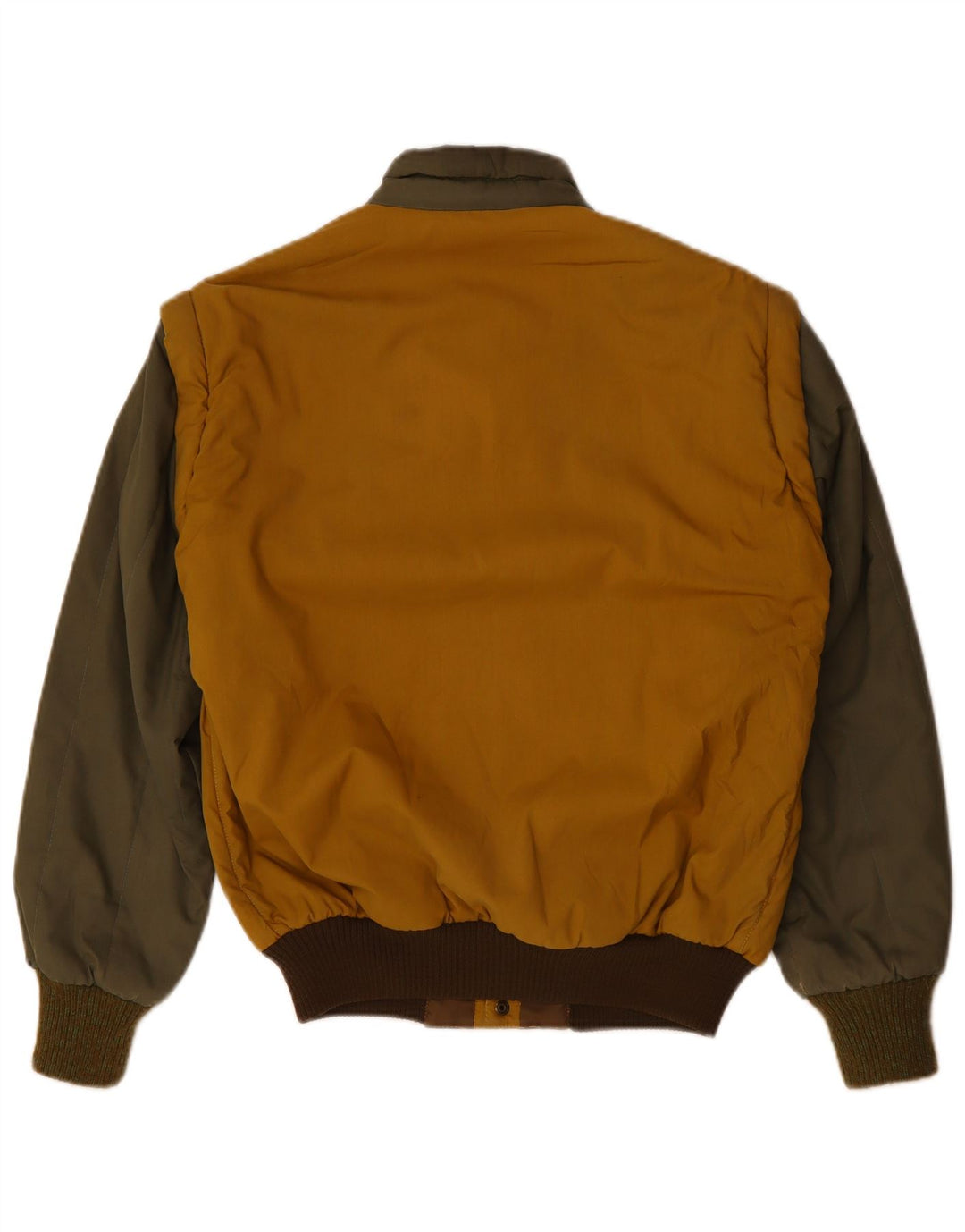 Jachetă Bomber FACIBA pentru bărbați UK 38, bumbac color bloc galben mediu