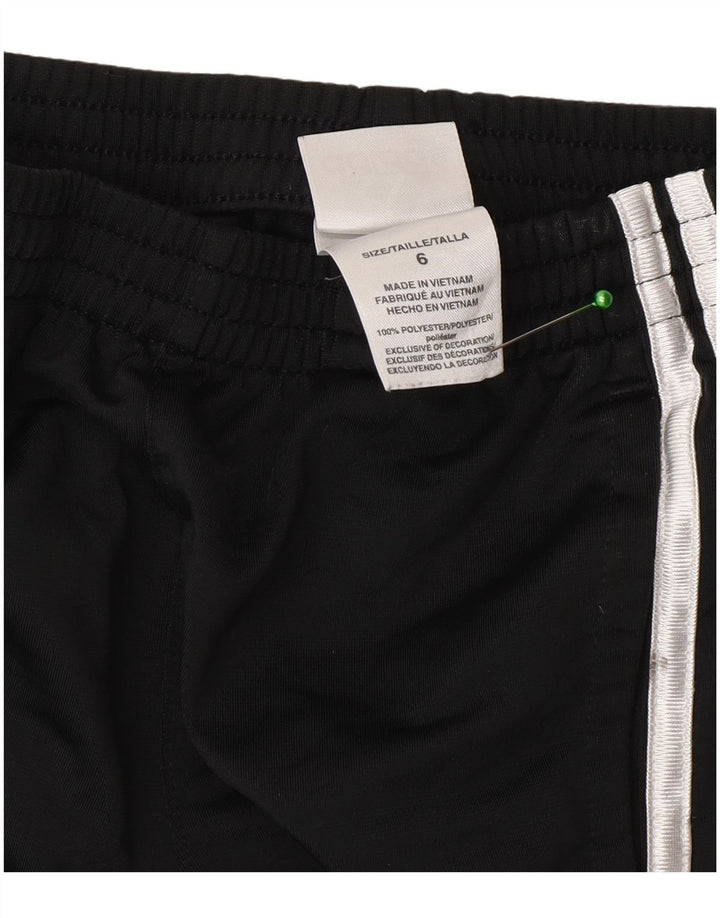 Pantaloni de trening Adidas baieti 5-6 ani poliester negru