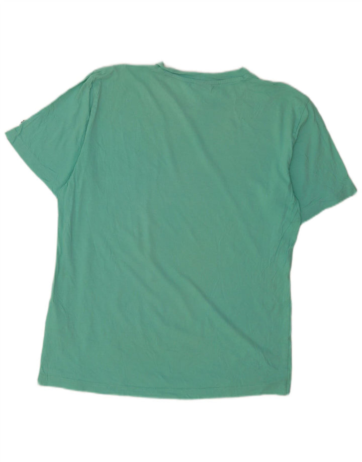 Tricou pentru bărbați Champion Top din bumbac verde mediu