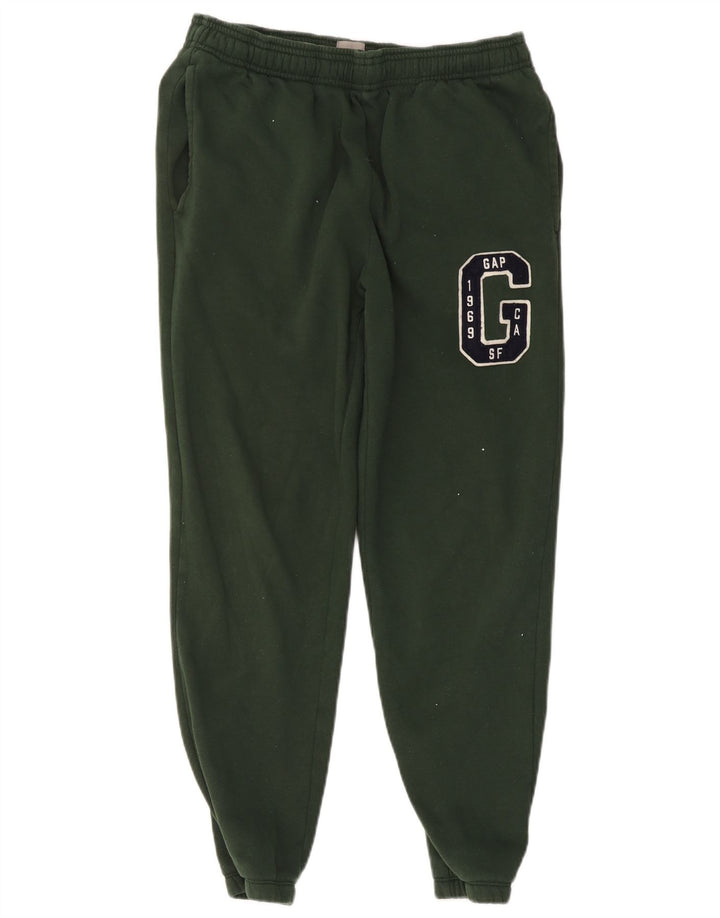 Gap Pantaloni de trening pentru bărbați Joggeri mici Bumbac verde