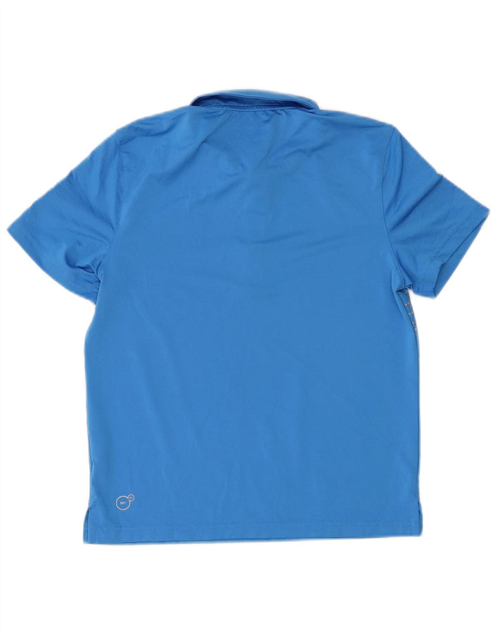 Tricou polo PUMA baieti 7-8 ani poliester geometric albastru