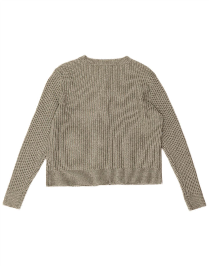 Pulover cardigan pentru femei Marks & Spencer UK 16 Poliester verde mare