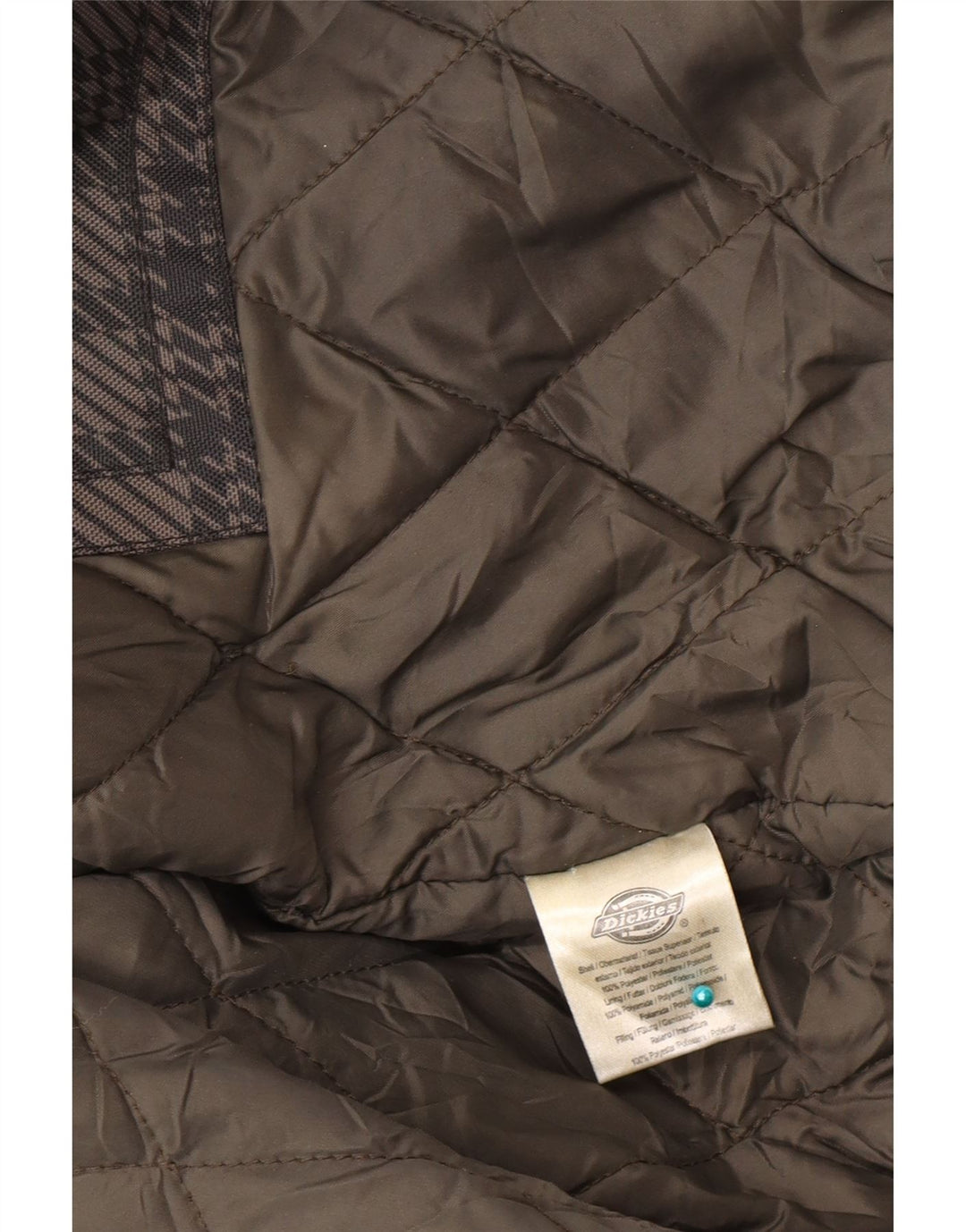 Jachetă bomber căptușită cu glugă Dickies pentru femei UK 14, mare, gri Houndstooth