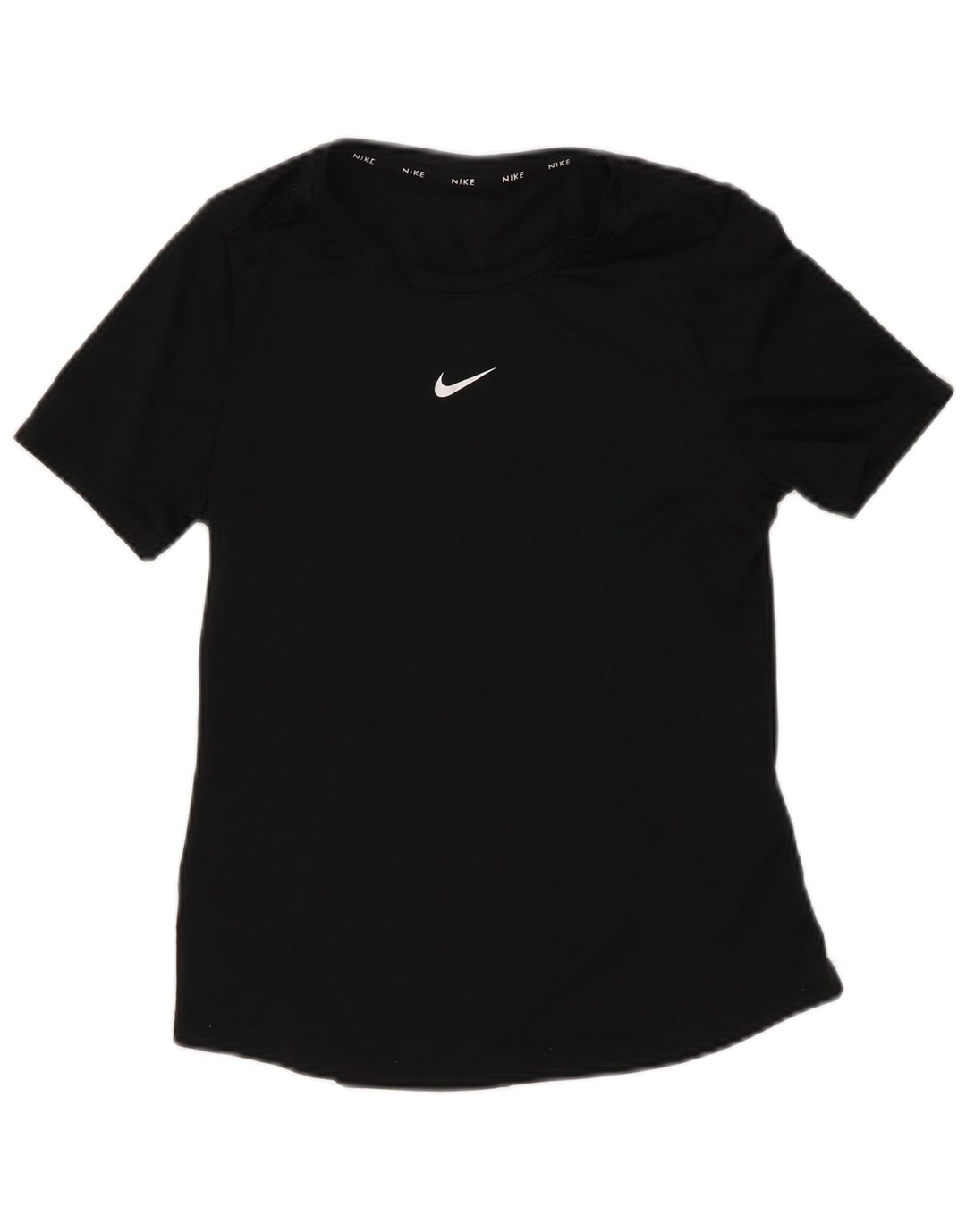 Tricou Nike Dri Fit pentru fete Top 10-11 ani Poliester negru mediu