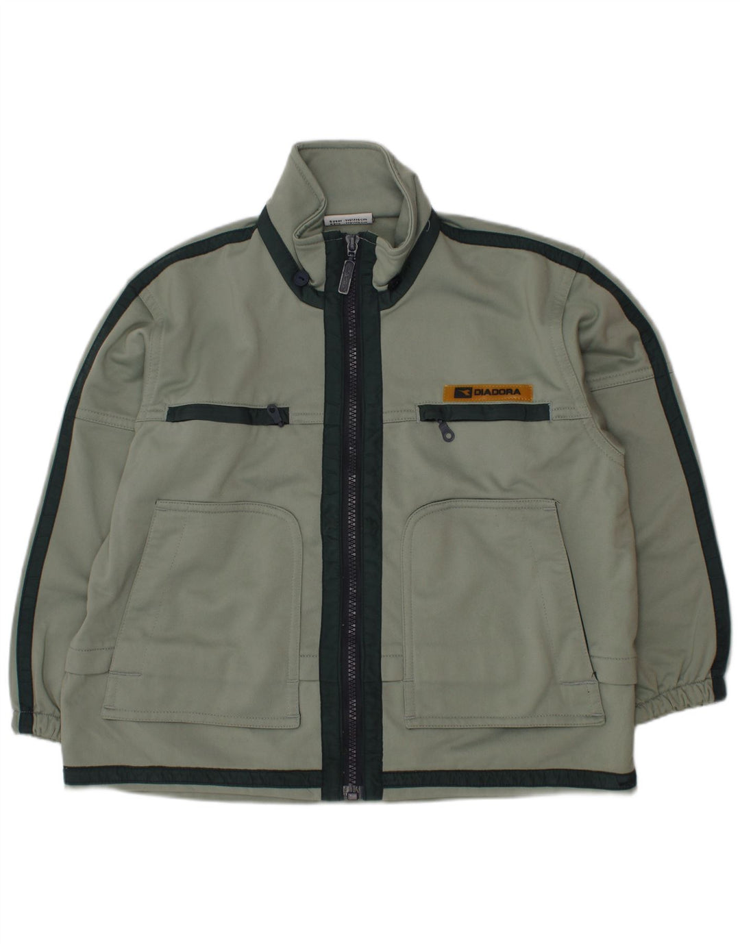 DIADORA Jachetă de trening pentru băieți 5-6 ani Poliester color bloc verde