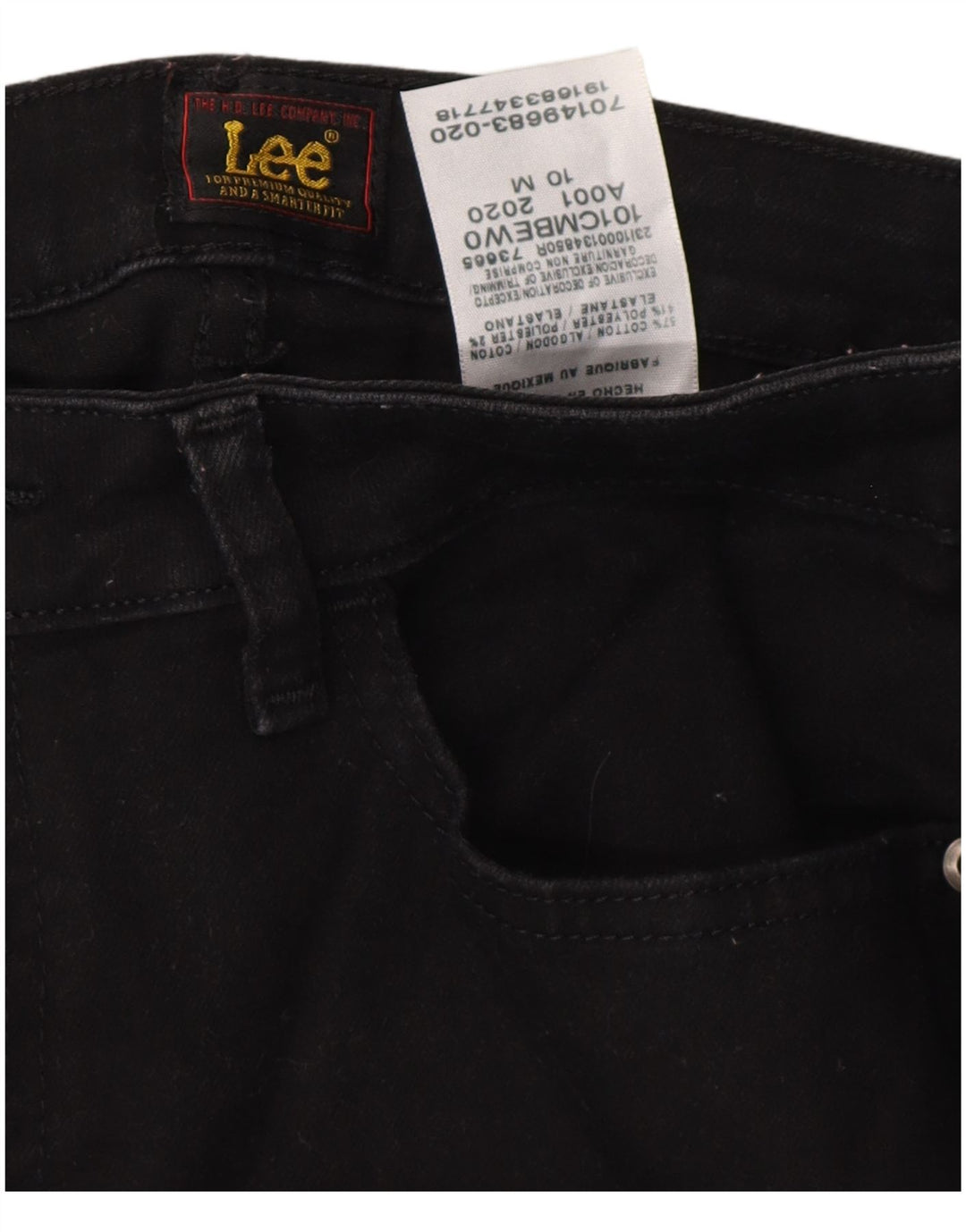 Blugi bootcut pentru femei LEE US 10 Large W32 L32 Bumbac negru