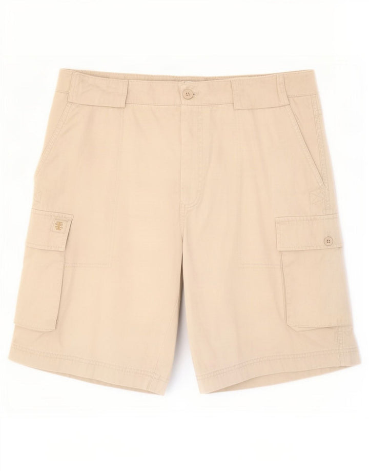 Pantaloni scurți cargo pentru bărbați Izod, mari W36, bumbac, bej