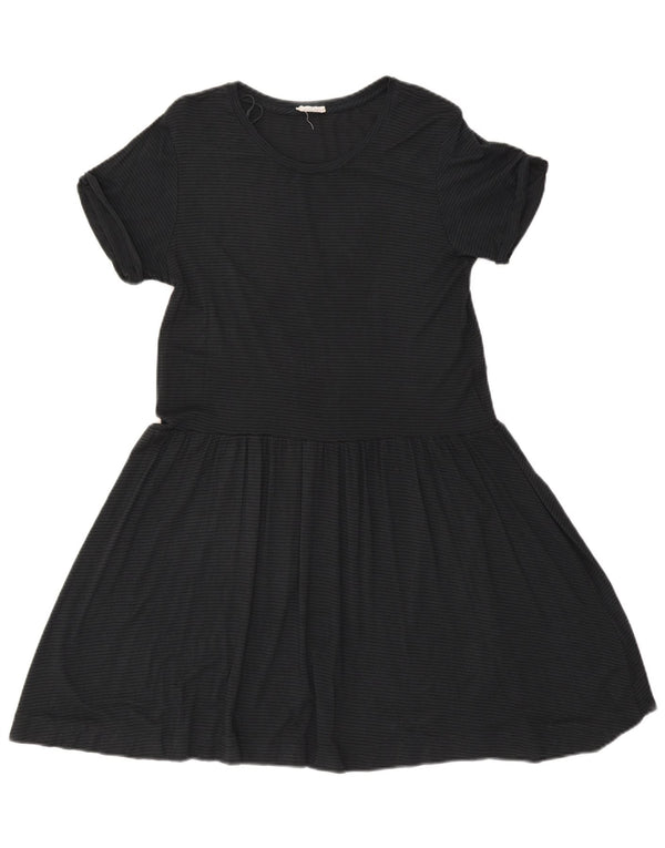 Rochie A-Line Trafaluc pentru femei Zara UK 12 Medium Grey Pinstripe