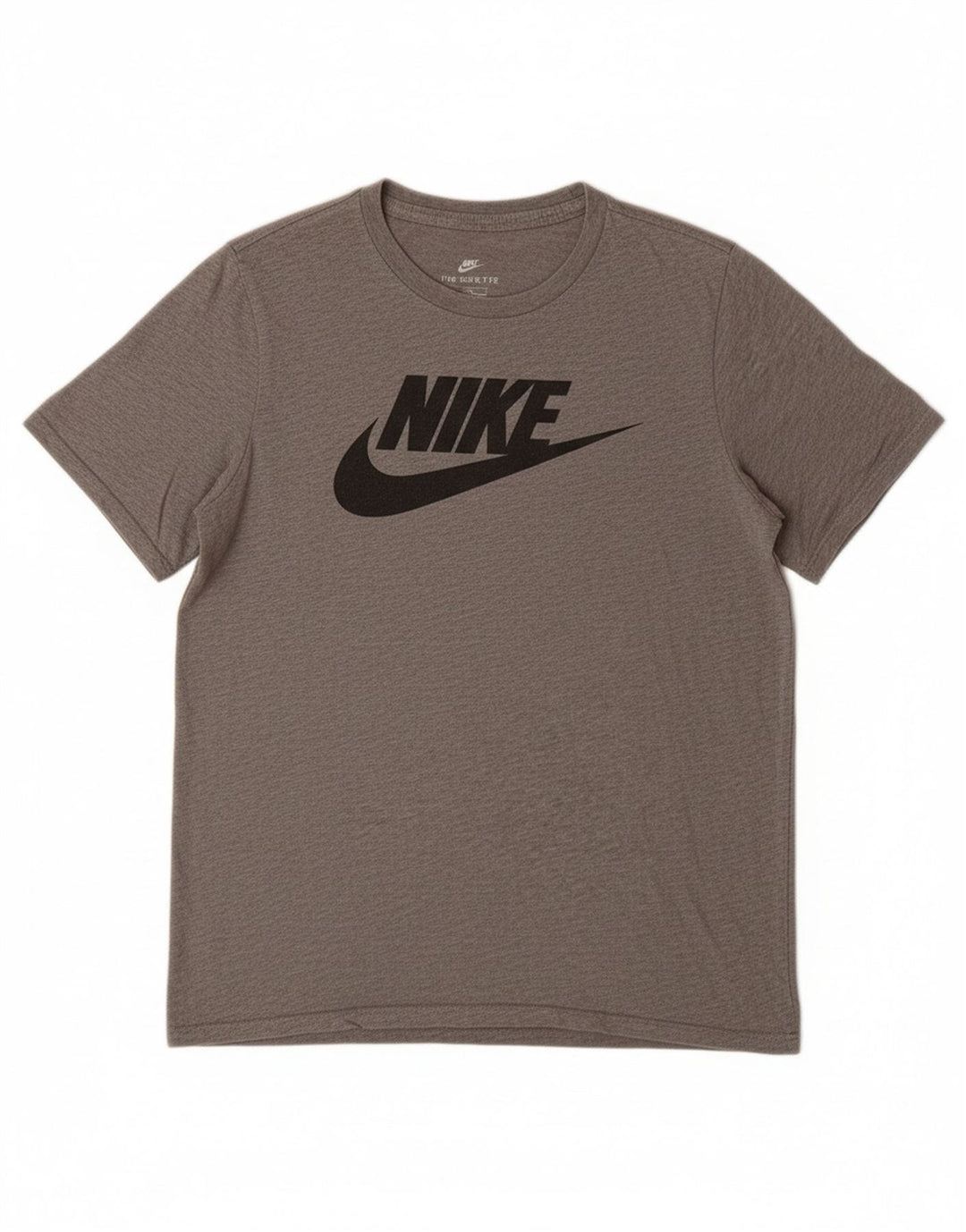 Tricou grafic NIKE pentru băieți Athletic Cut Top 12-13 ani mare bumbac gri
