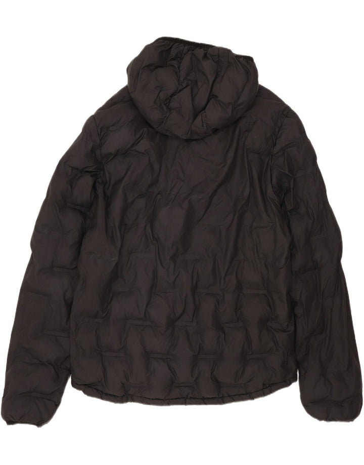 Jachetă căptușită cu glugă Superdry pentru bărbați UK 40 Poliester negru mare