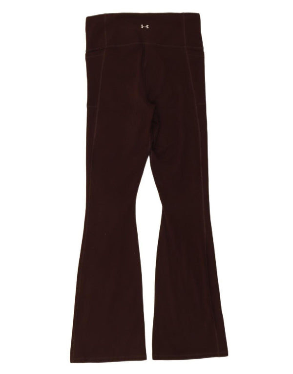 Pantaloni de trening Under Armour Flare pentru femei UK 16 Large Burgundy
