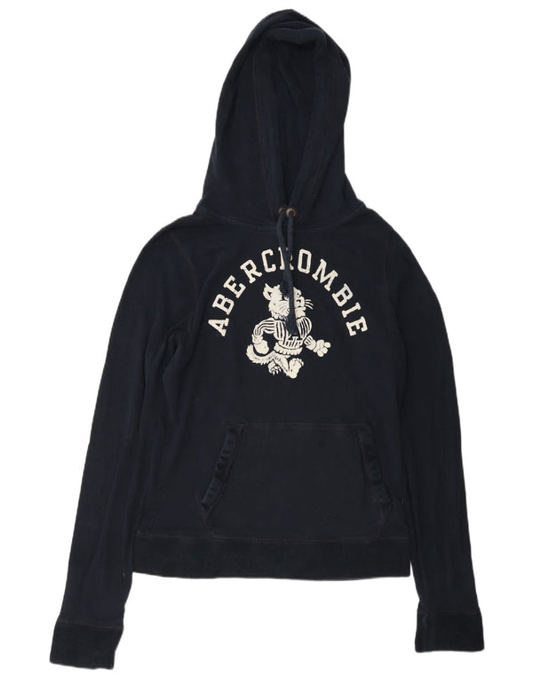 Pulover pentru femei Abercrombie & Fitch Muscle Hoodie UK 16 mare bleumarin