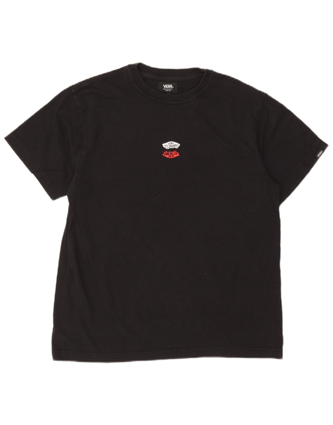 Tricou pentru bărbați Vans Top Medium Black Bumbac