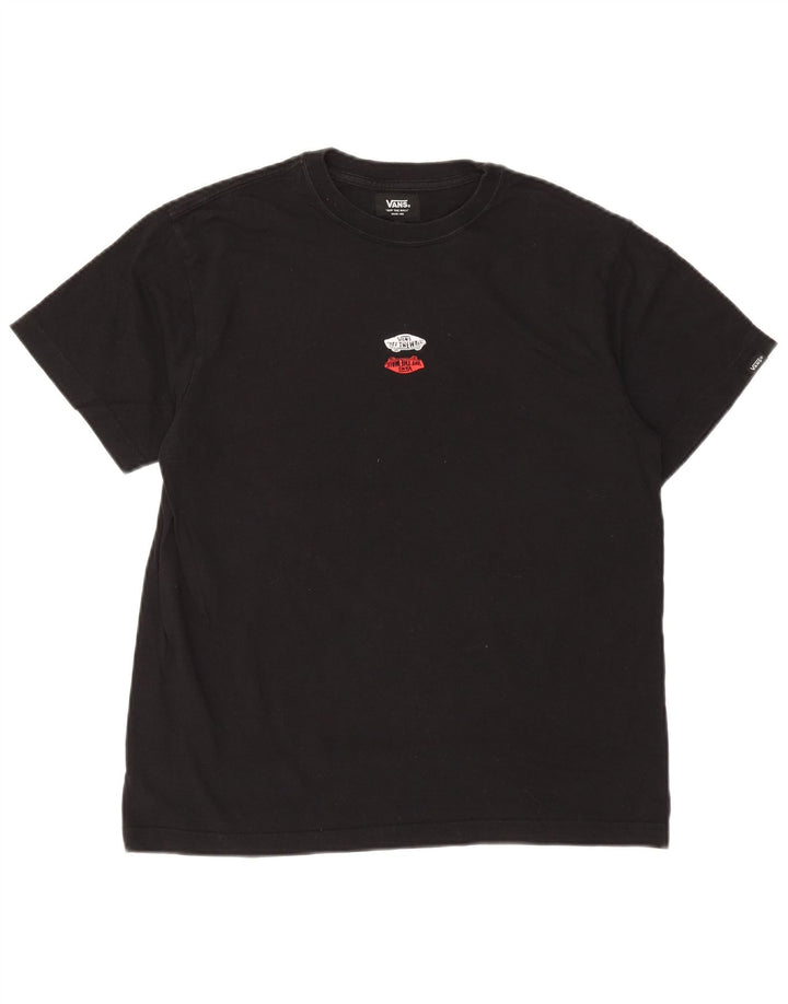 Tricou pentru bărbați Vans Top Medium Black Bumbac