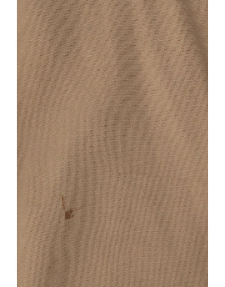 Top pentru bărbați Adidas cu mânecă lungă XL, bej, bumbac
