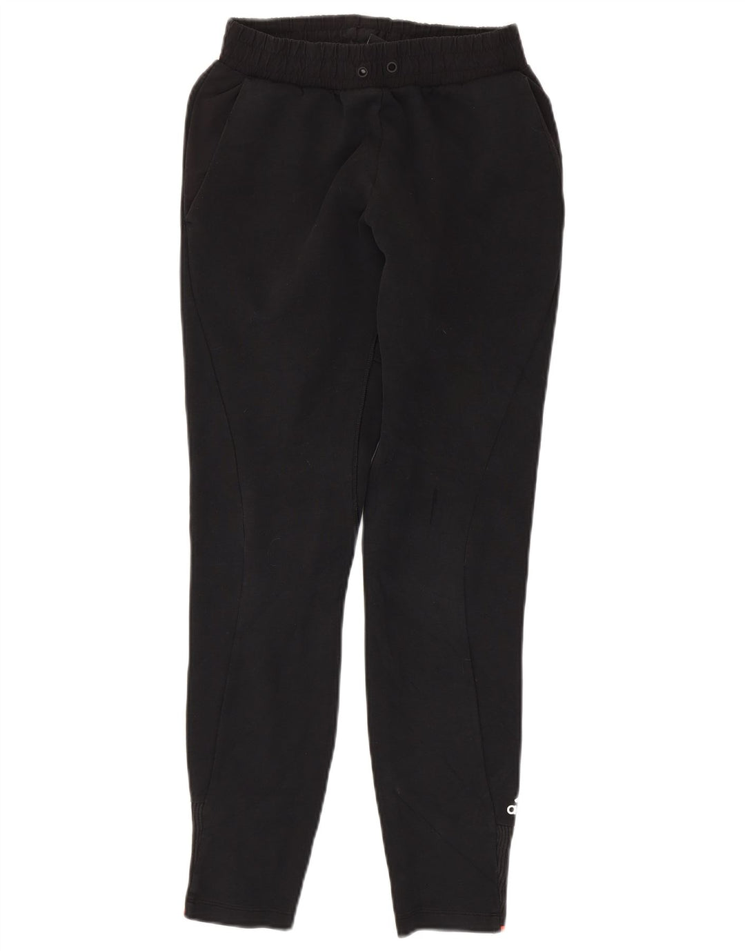 Pantaloni de trening Adidas pentru femei Joggeri mici bumbac negru