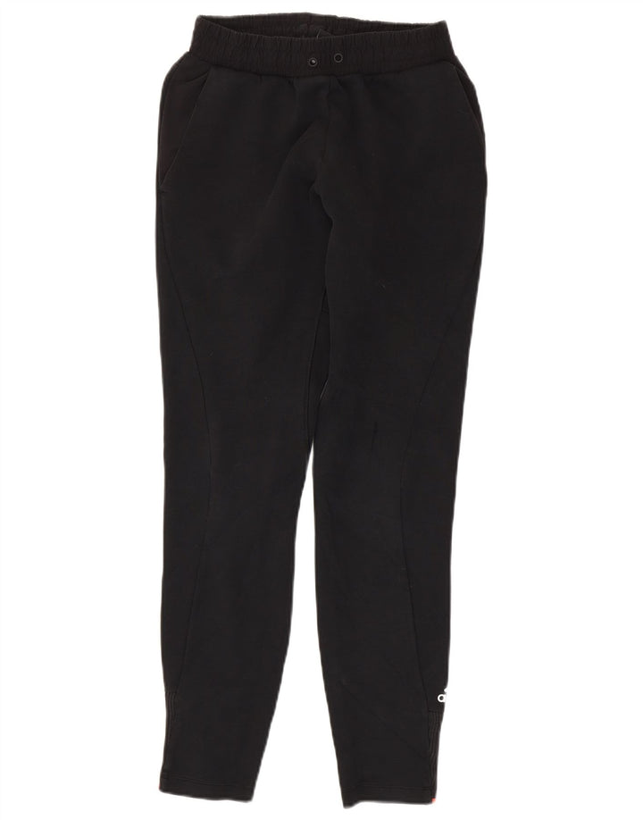 Pantaloni de trening Adidas pentru femei Joggeri mici bumbac negru
