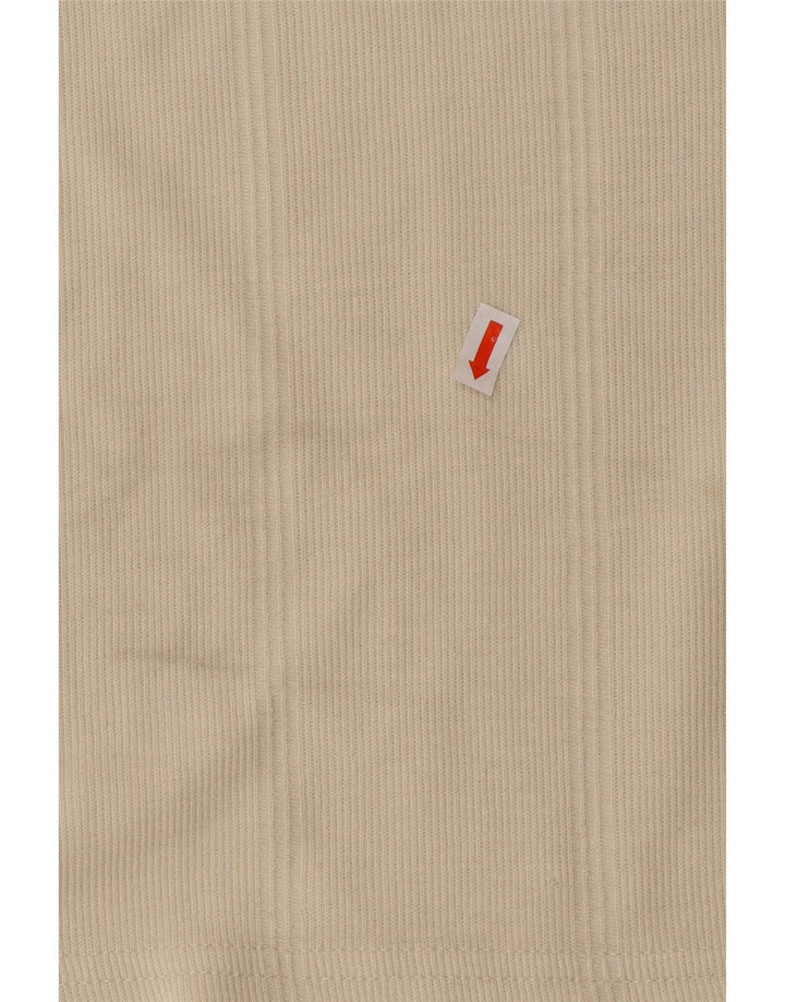 Tricou pentru bărbați ADIDAS Top UK 40/42 Medium Beige Bumbac