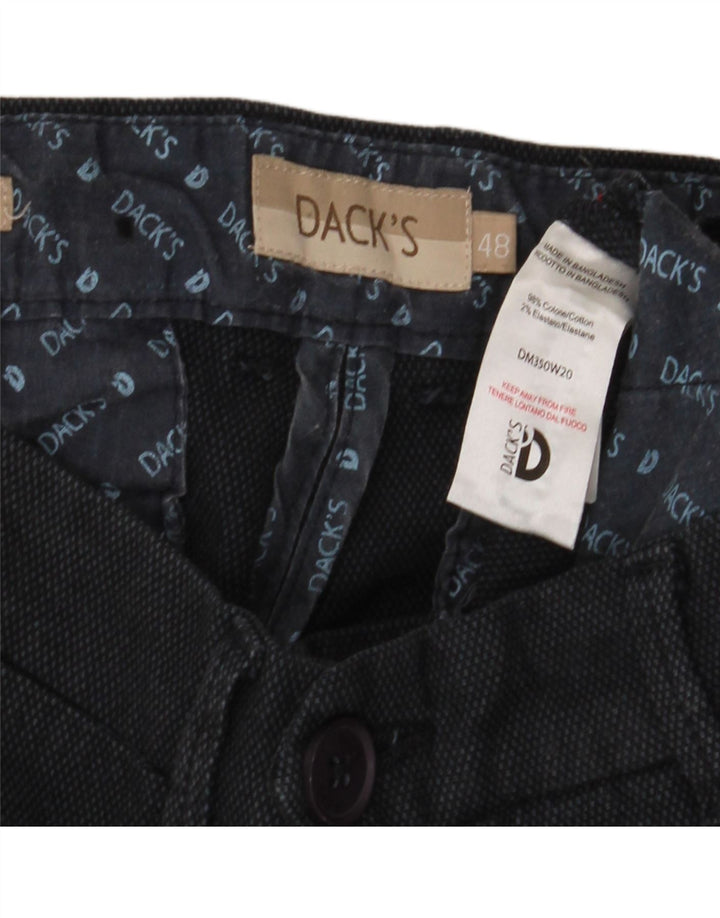 Pantaloni chino subțiri pentru bărbați Dack's IT 48 Medium L32 L32 Bumbac negru