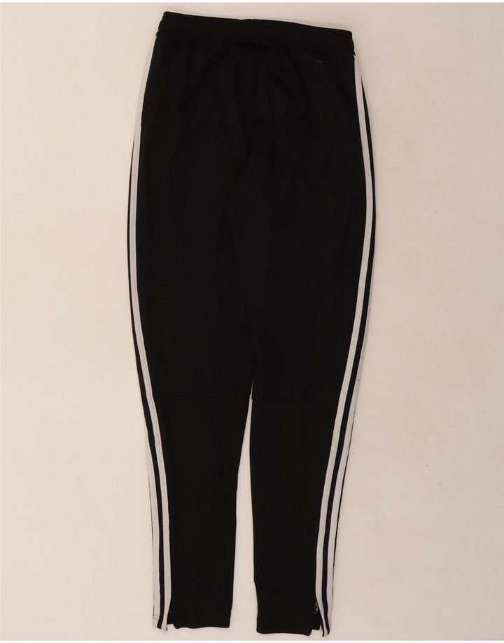 Pantaloni de trening Adidas Climalite pentru bărbați, poliester negru mic