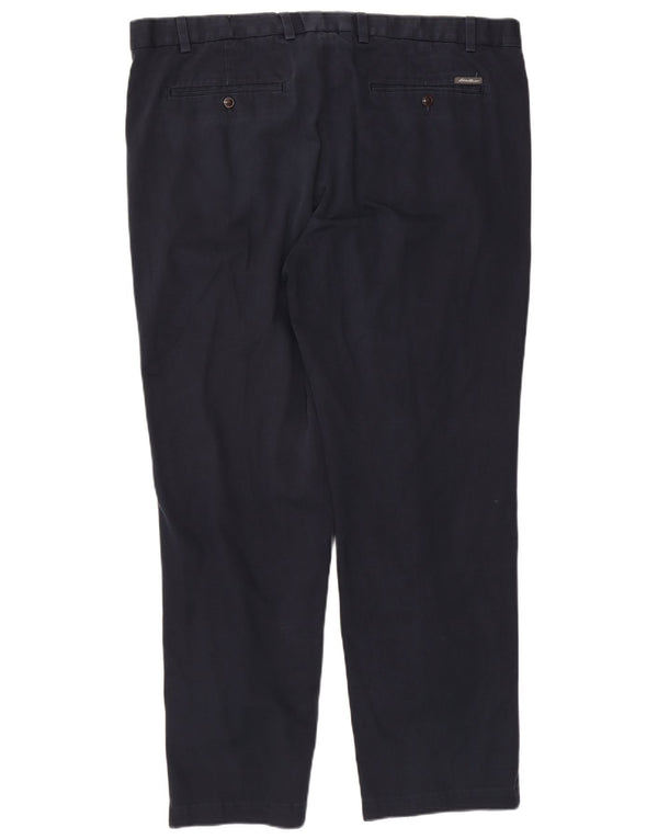 Pantaloni chino drepți pentru bărbați Eddie Bauer L42 L32 Bumbac bleumarin