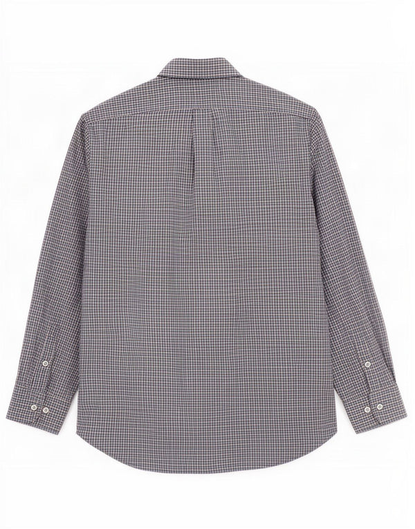 Cămașă Marlboro Classics pentru bărbați, cu tăiere obișnuită, 2XL, albastru Gingham