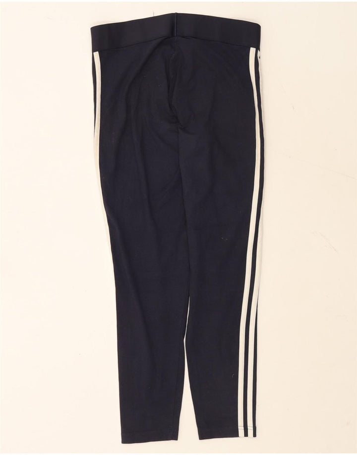 Leggings pentru femei Adidas UK 12/14 Medium Bleumarin