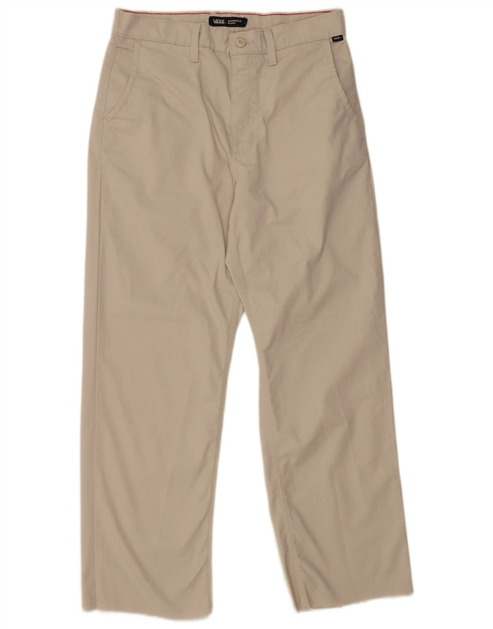 Pantaloni chino pentru bărbați Vans loose fit W30 L29 poliester bej