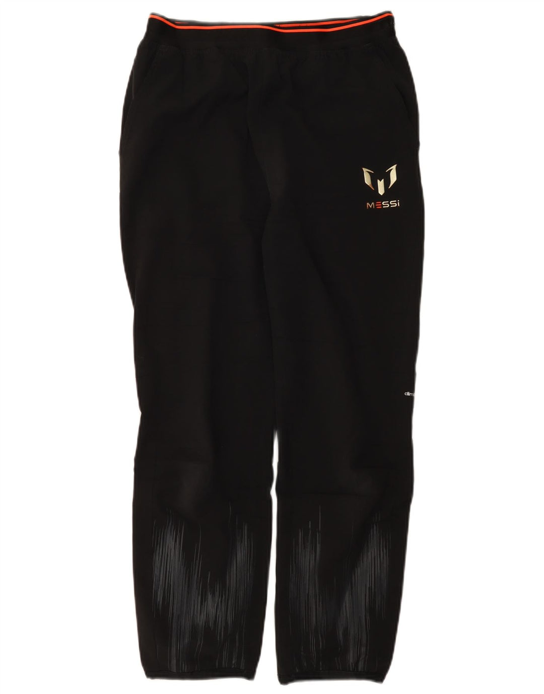 Pantaloni de trening Adidas băieți MESSI 12-13 ani poliester negru
