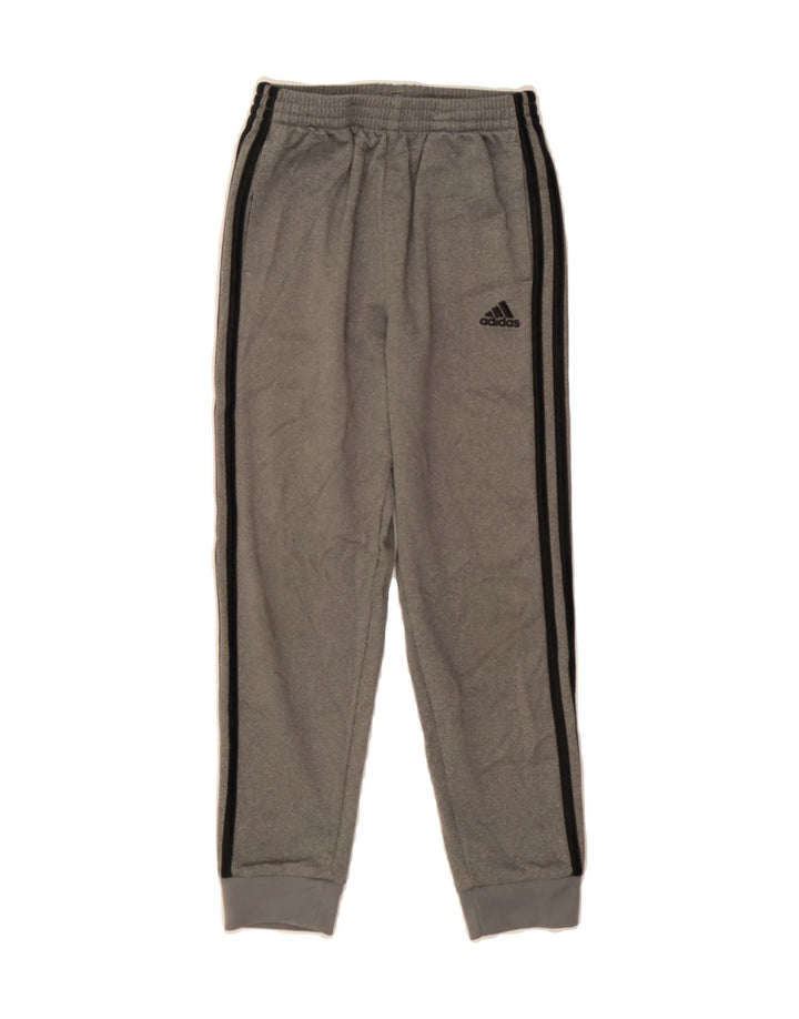 ADIDAS Boys Tracksuit Trousers Joggers 6-7 Years  Grey Polyester Vintage Adidas and Second-Hand Adidas from Messina Hembry 