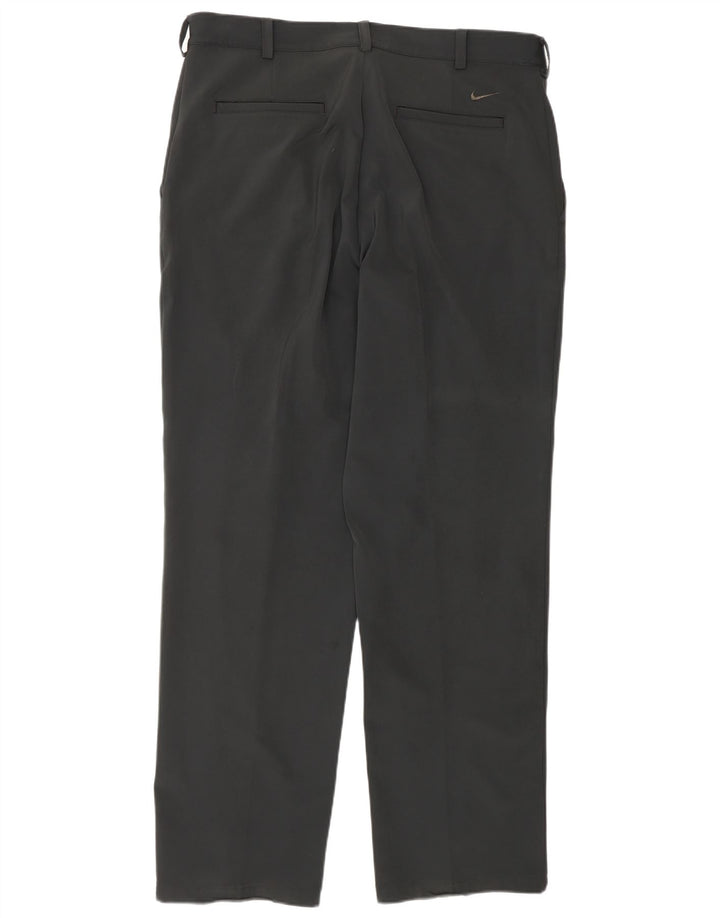 Pantaloni chino de golf drepti pentru bărbați Nike W36 L32 Poliester negru