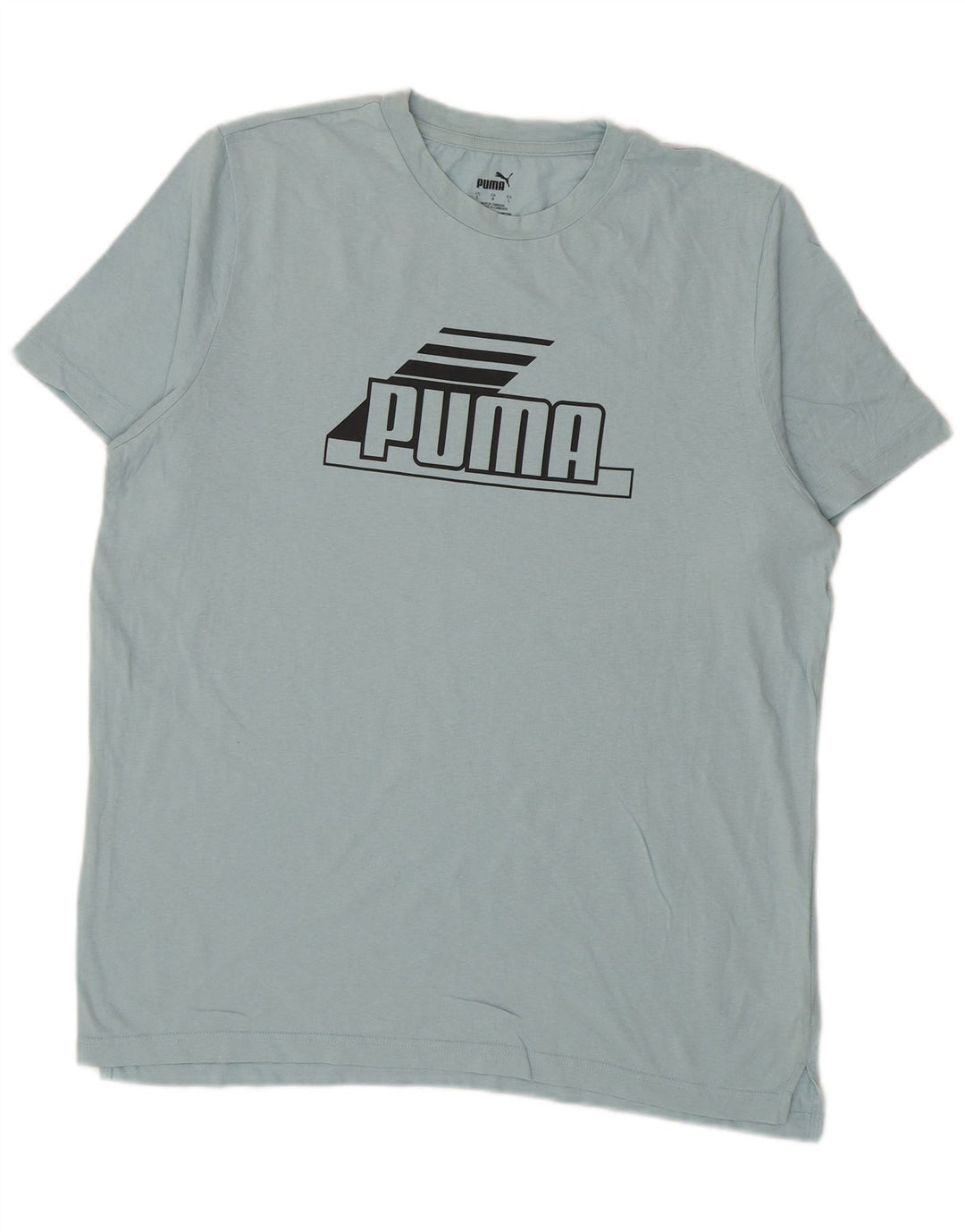 Tricou grafic Puma pentru bărbați Top mare din bumbac turcoaz