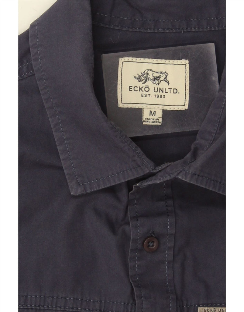 ECKO UNLTD Mens Shirt Medium Navy Blue Vintage Ecko Unltd and Second-Hand Ecko Unltd from Messina Hembry 