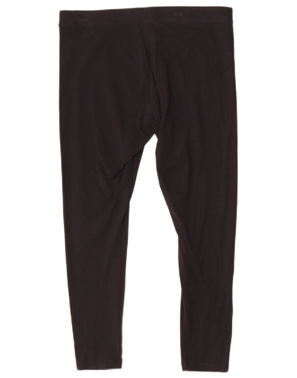Leggings pentru femei Marks & Spencer UK 14, mare, negru, bumbac