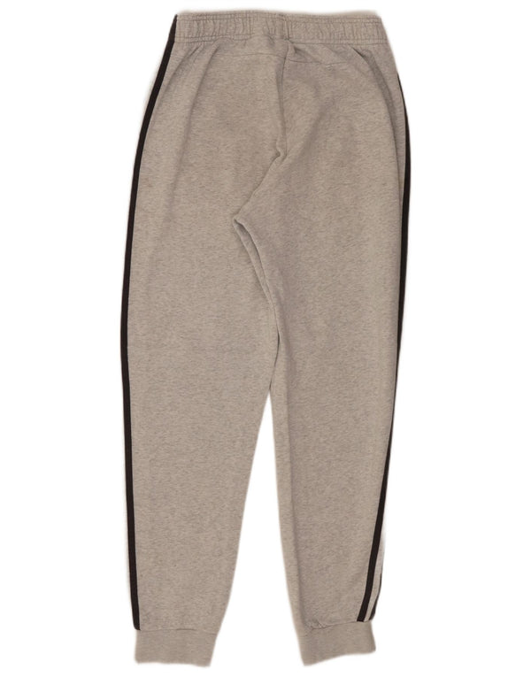 Pantaloni de trening Adidas pentru băieți Pantaloni de jogging 13-14 ani, bumbac cu pete gri