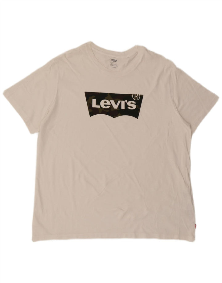Tricou grafic pentru bărbați Levi's Top XL Bumbac alb