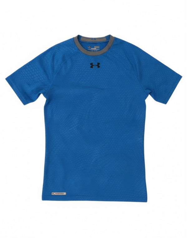 Tricou Under Armour pentru femei Heat Gear Top UK 12 Medium Blue Spotted