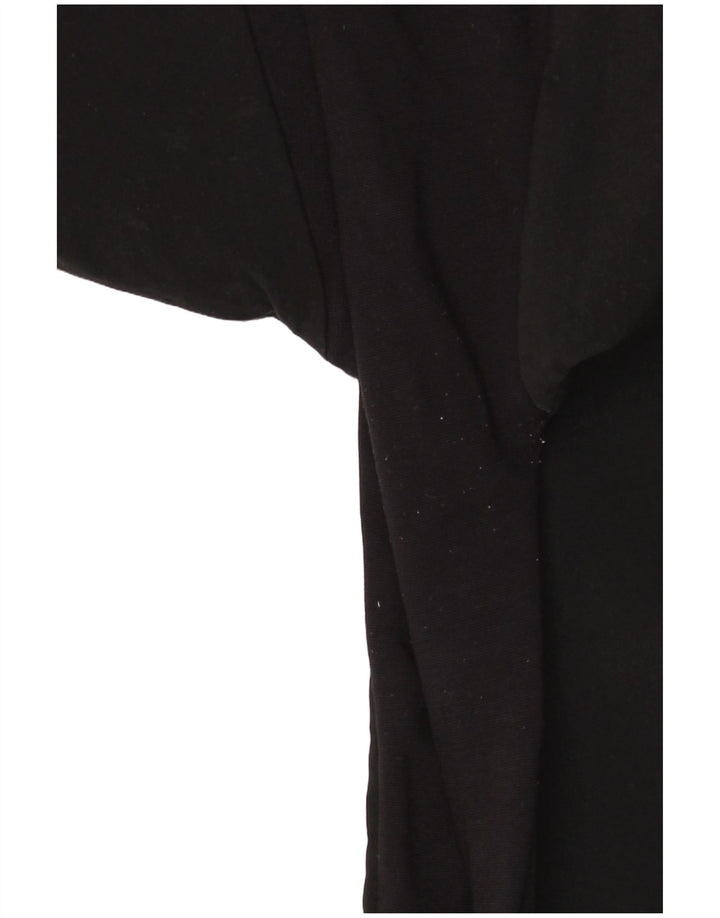 Pantalon de trening Adidas pentru bărbați, cu fermoar și gât, din poliester negru
