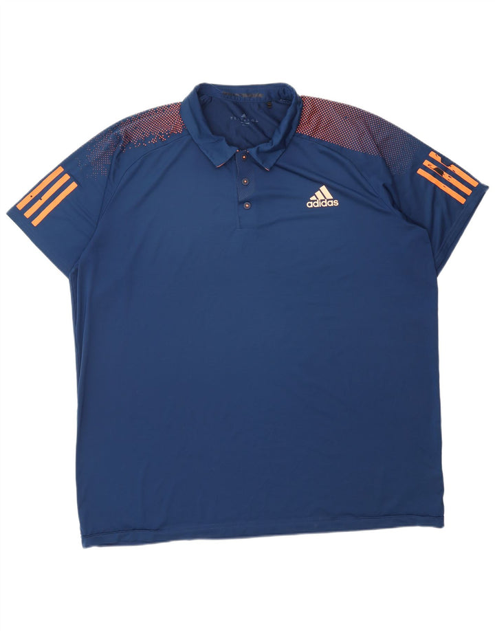 Tricou polo ADIDAS Climacool pentru bărbați XL, albastru