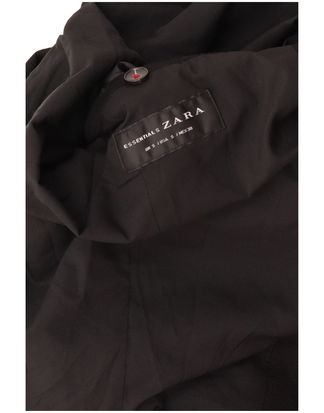 Jachetă blazer pentru bărbați Zara cu 2 nasturi UK 36 Mic Negru