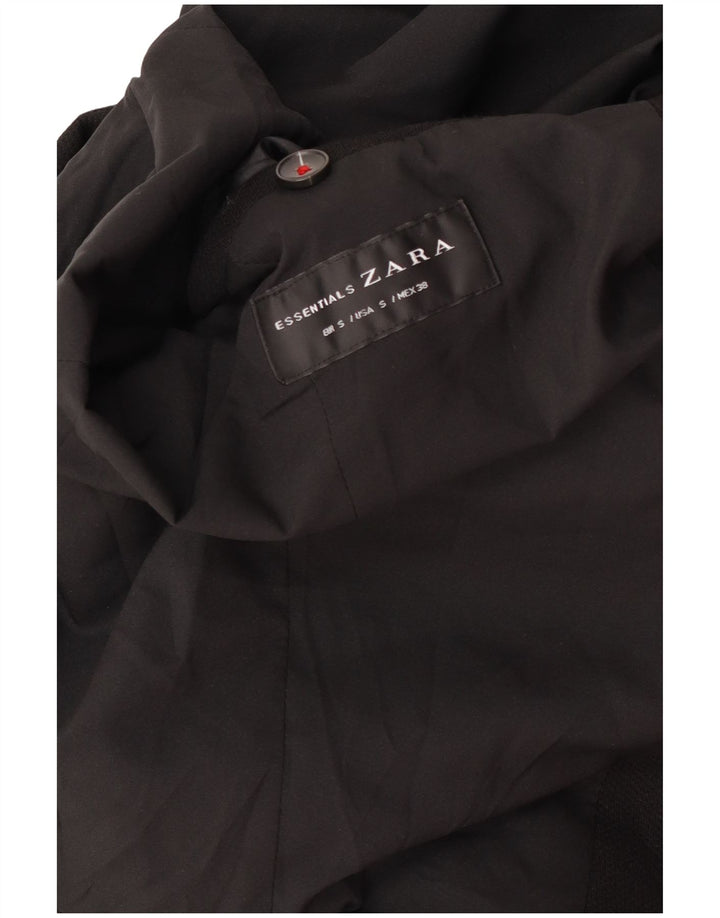 Jachetă blazer pentru bărbați Zara cu 2 nasturi UK 36 Mic Negru