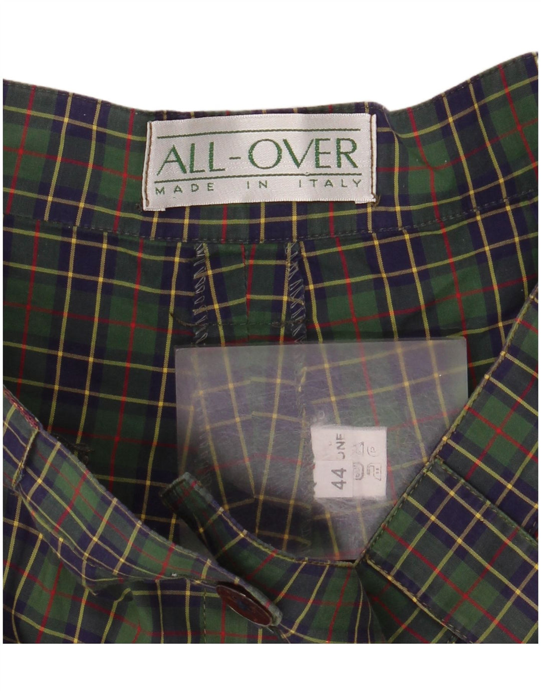 Pantaloni scurți chino pentru femei All Over IT 44 Medium W28 Green Check