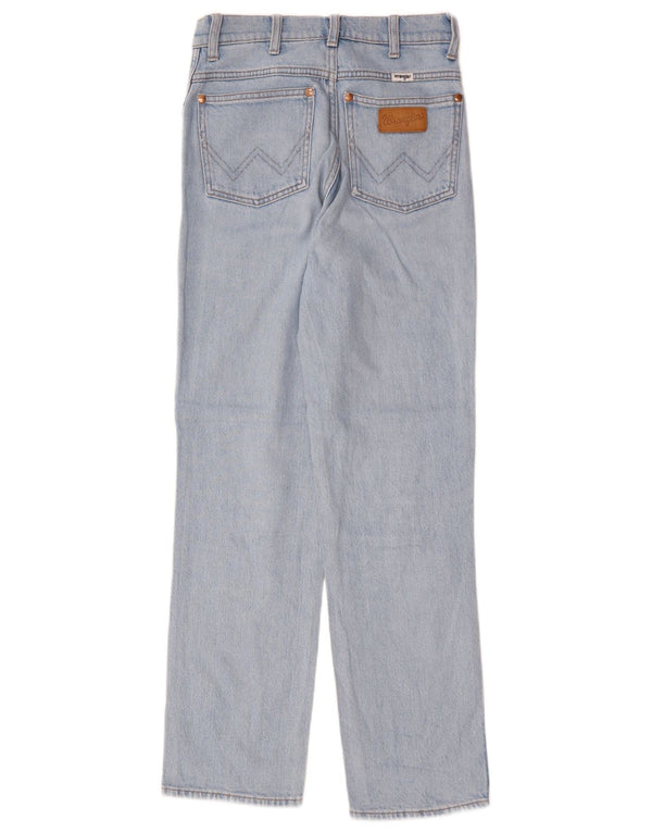 Blugi drepti Wrangler pentru femei Wild West W25 L27 bumbac albastru
