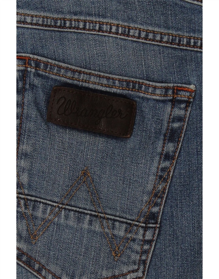 Blugi drepti pentru bărbați Wrangler W38 L32 albastru