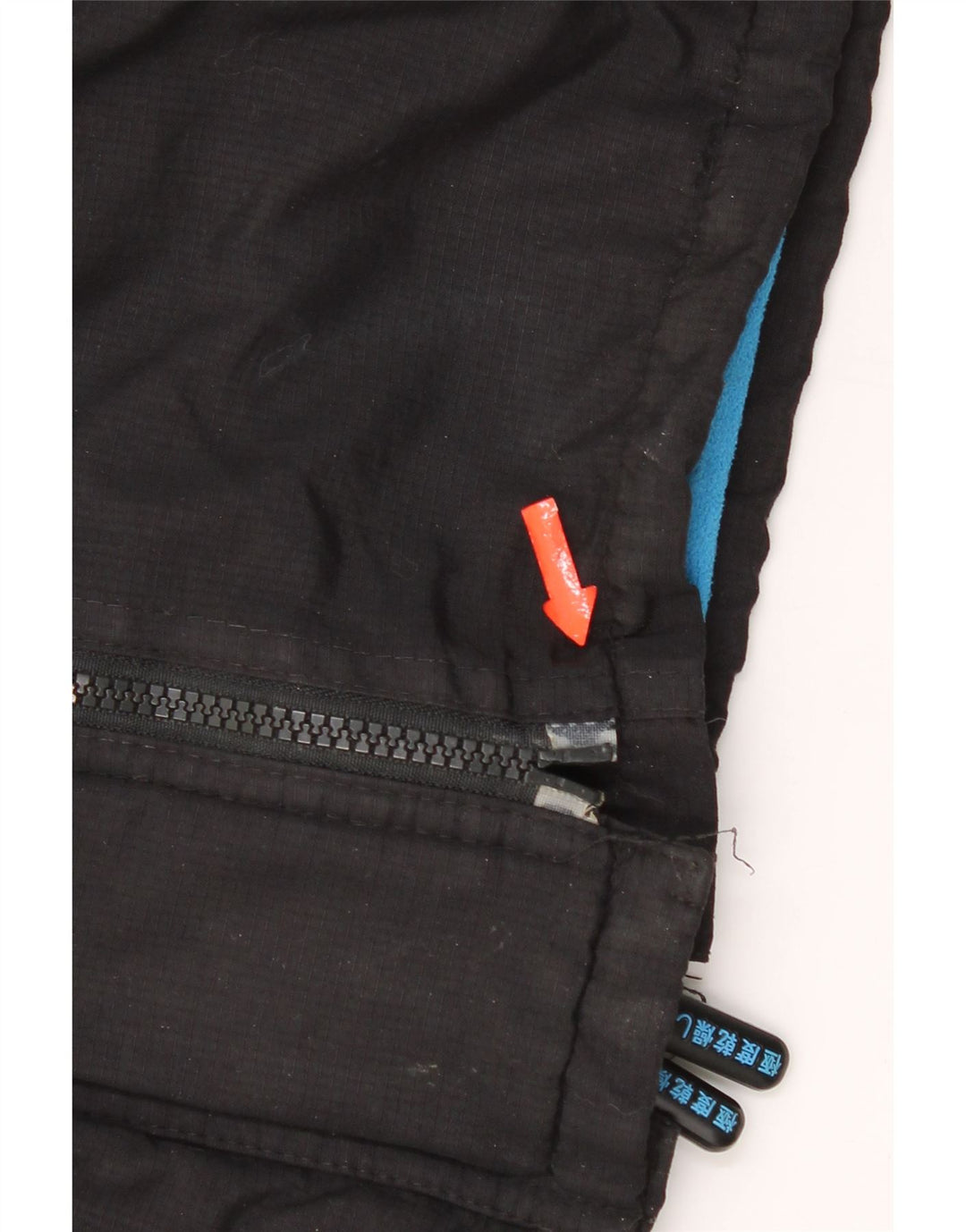 Jachetă de vânt cu glugă Superdry pentru bărbați, UK 38, nailon mediu negru