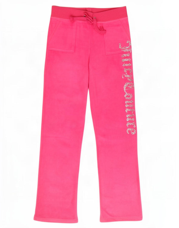 Pantaloni de trening din catifea pentru femei Juicy Couture UK 20 2XL roz